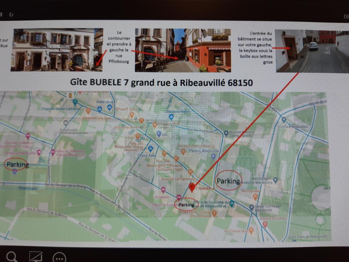 Le Bubele Au Coeur Du Centre Medieval Et Vignoble Ribeauvillé Eksteriør bilde